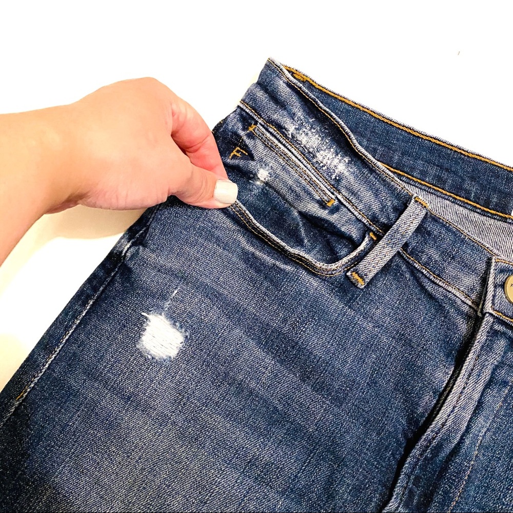 FRAME Le High Skinny Crop Jean with Raw Hem - Picture 2 of 6